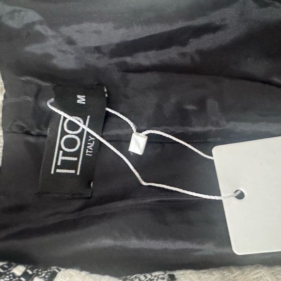 IRO Black and Cream Plaid Blazer black and gold - Picture 5 of 5